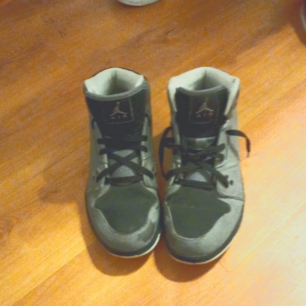 Black Grey Jordans